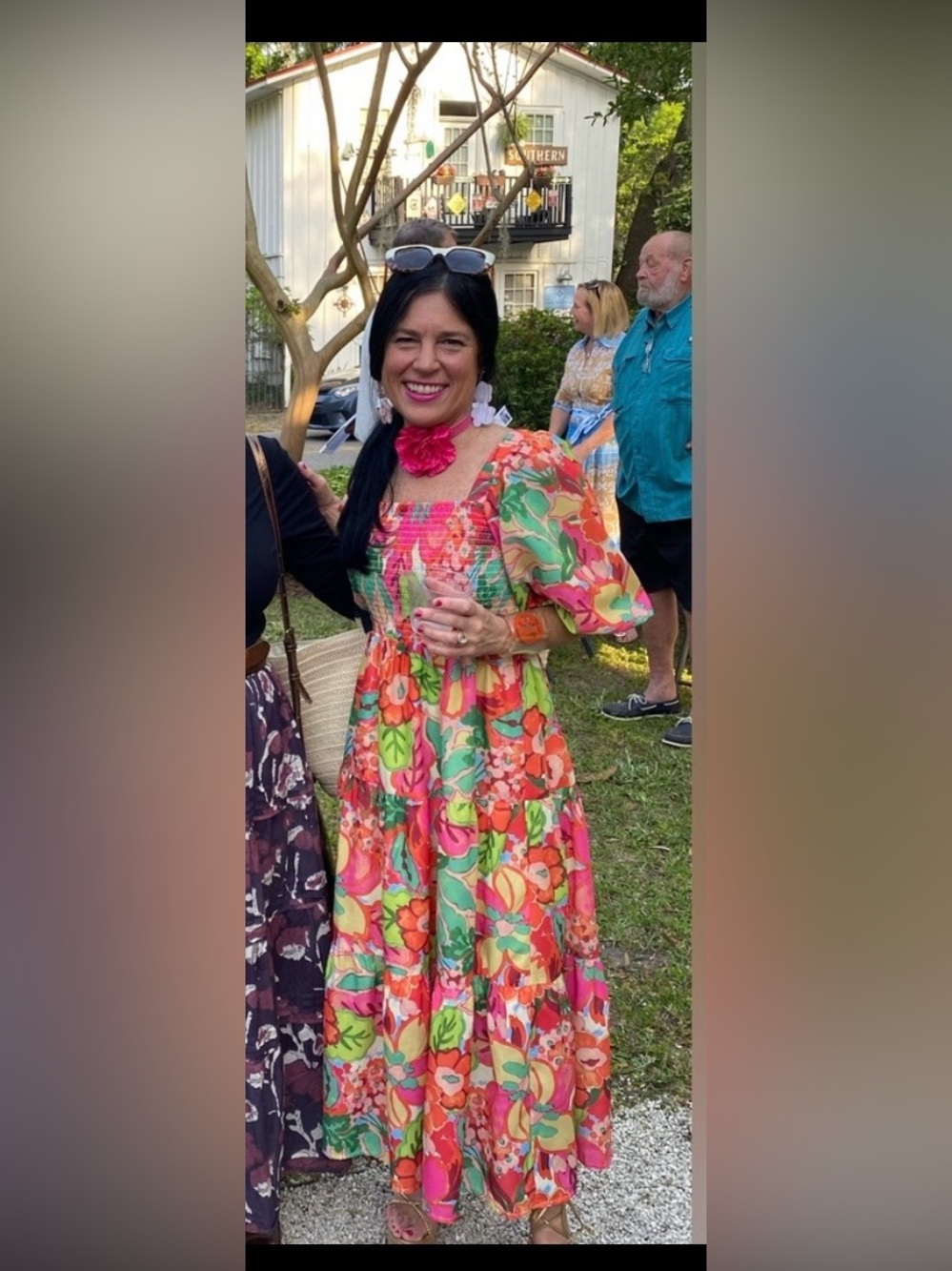 THML Floral Maxi Dress